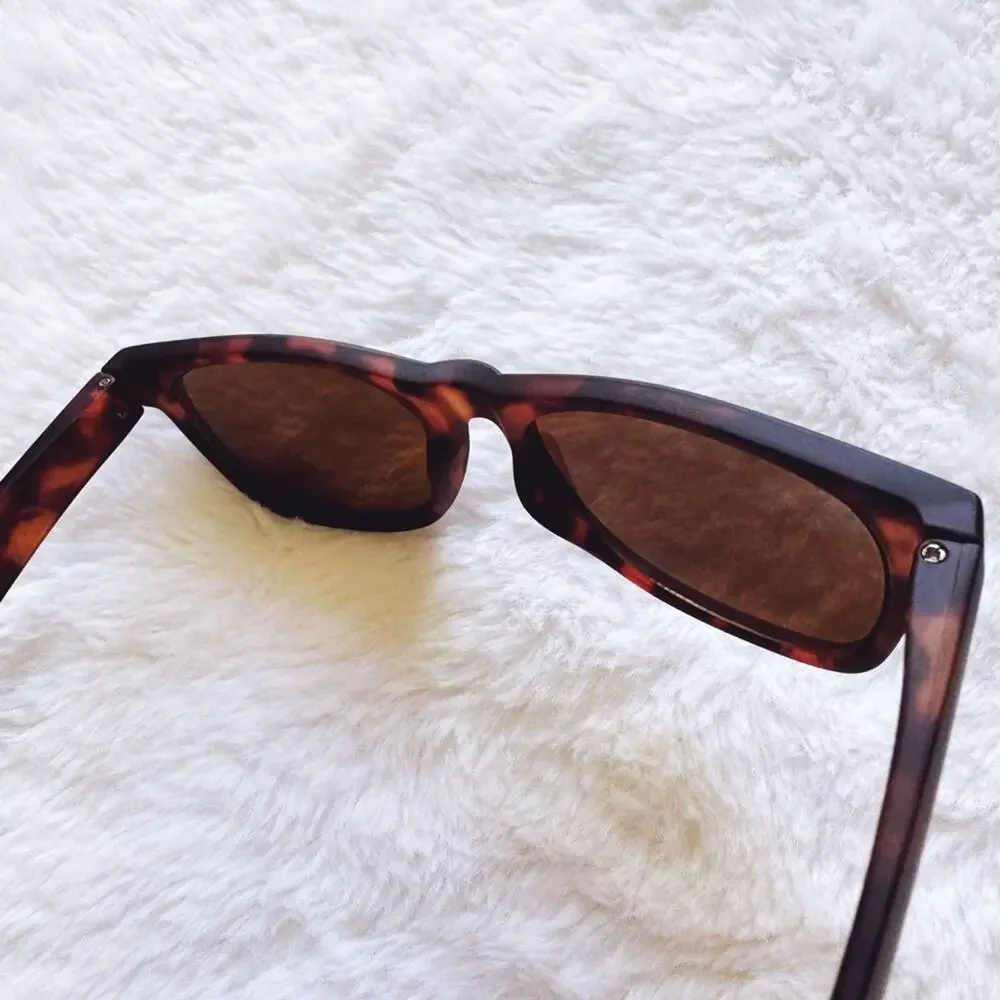 Luke Tortoise Brown Polycarbonate Sunglasses